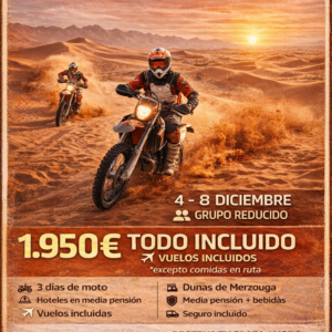 Reserva Marruecos en Moto - Experiencia Desierto