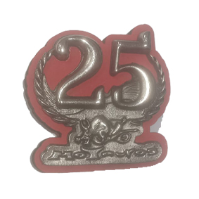 IMÁN 25 ANIVERSARIO ROJO