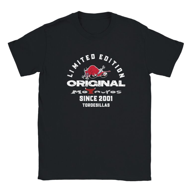 Camiseta Motauros Original · Since 2001 Negra · Estampado en Delante