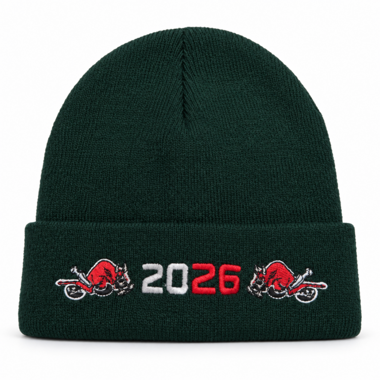 Gorro Motauros 2026 · Verde con doble toro