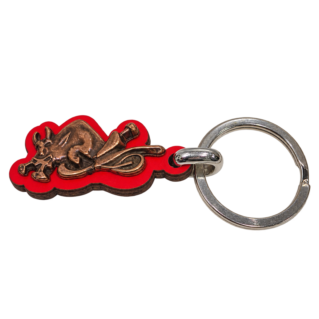 LLAVERO Motauros — llavero toro reverso