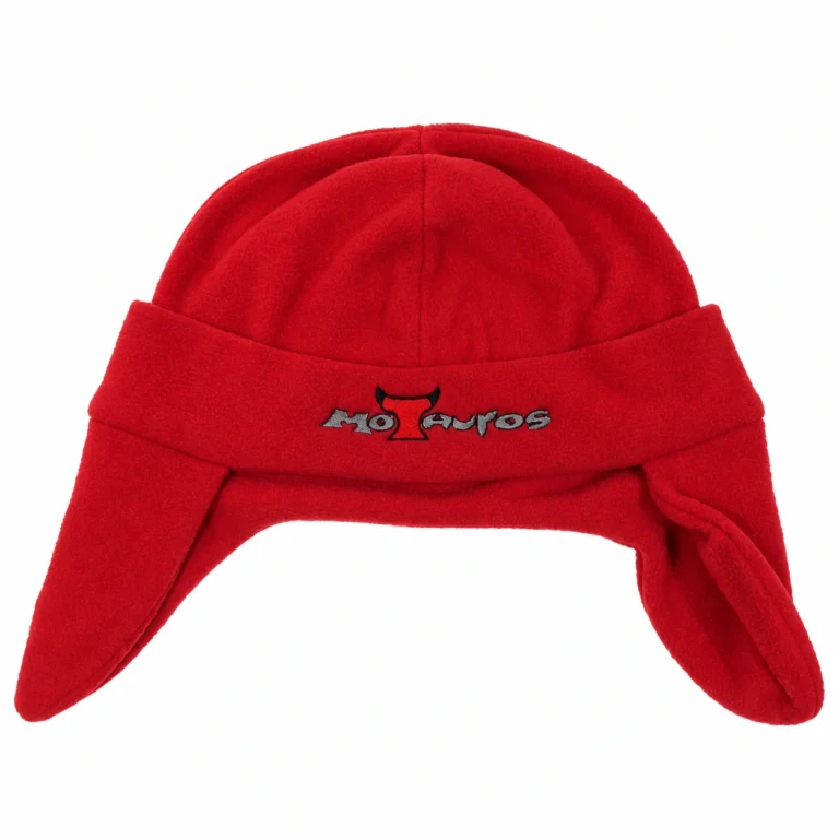 Gorro con orejeras · Rojo